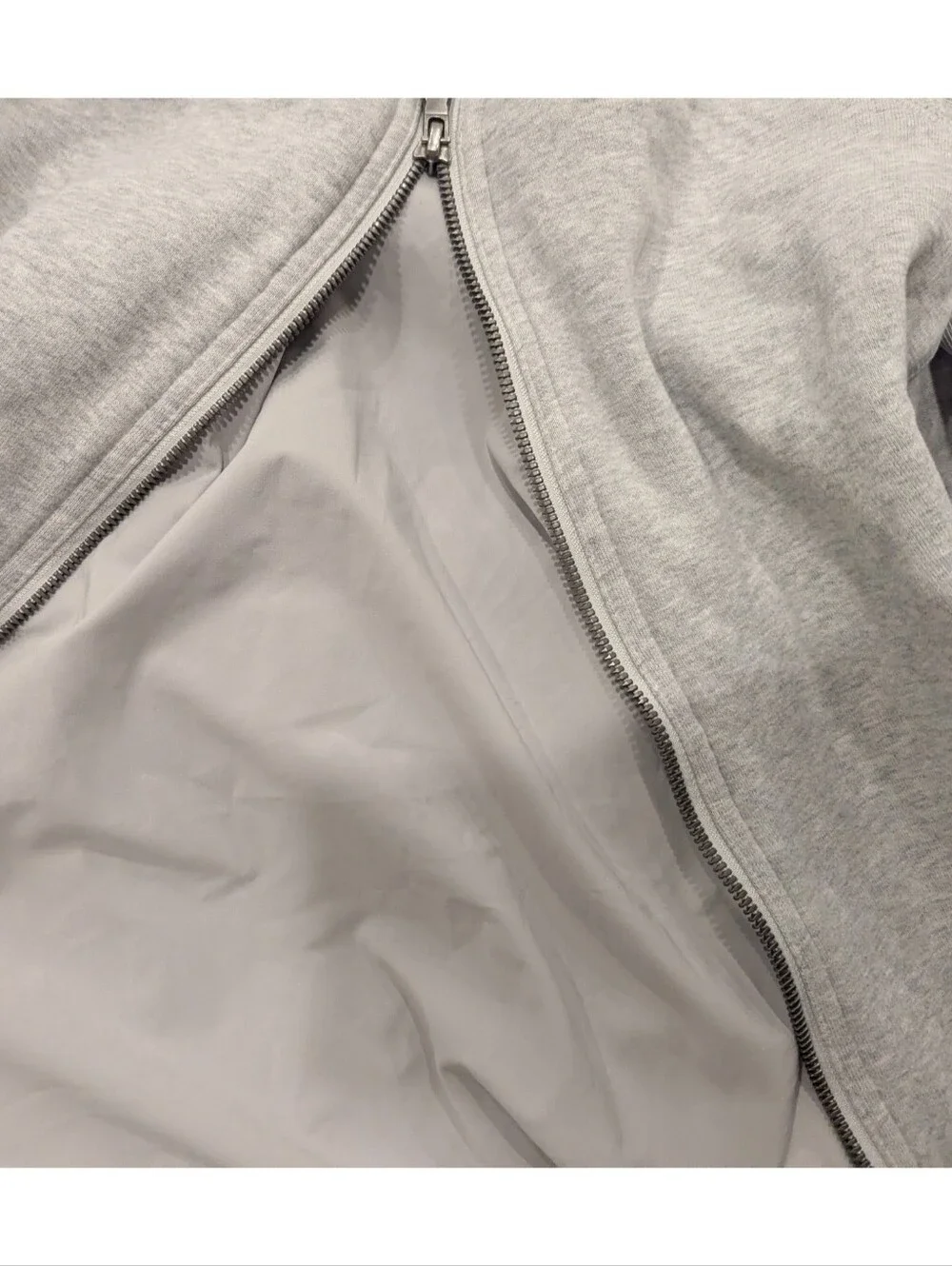 Lululemon En Route Full Zip Jacket In Heathered Grey Size 4